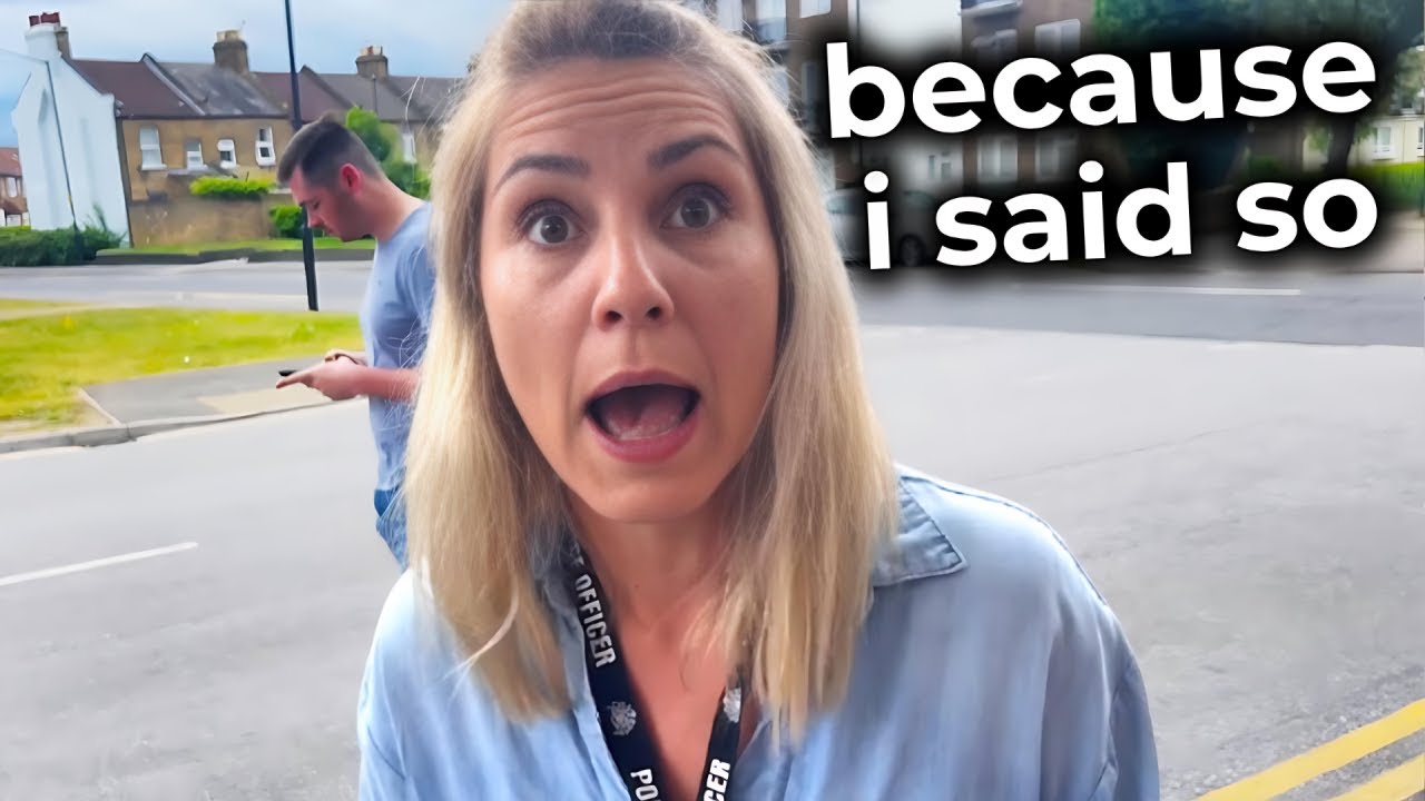 Когда британские полицейские понимают, что вы действительно знаете закон