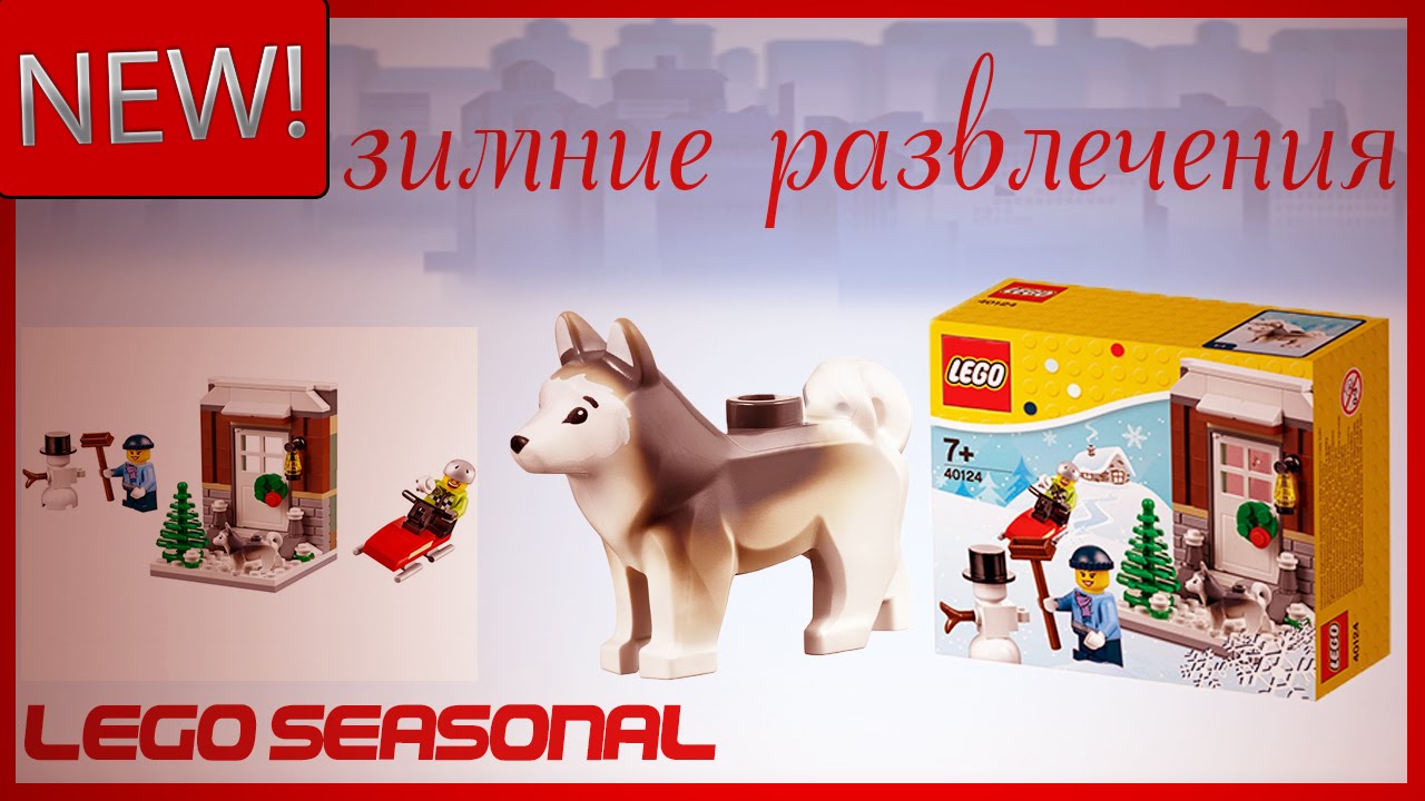 Лего обзор - Зимние развлечения 40124