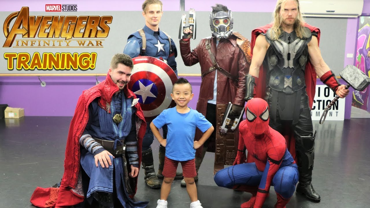 Training With The Marvel Avengers Infinity War Superhero CKN