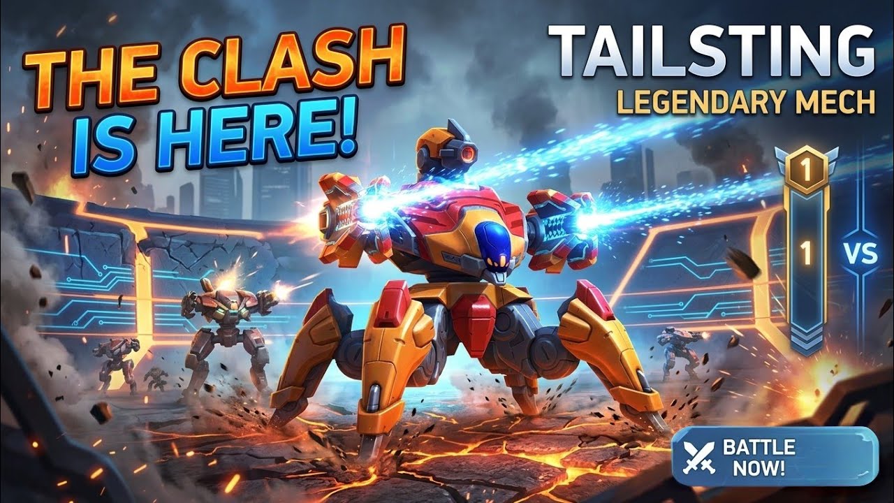 🔥NEW 🤩TAILSTING🤩ONSLAUGHT❤️&zwj;🔥 #mecharena #mobilegaming 