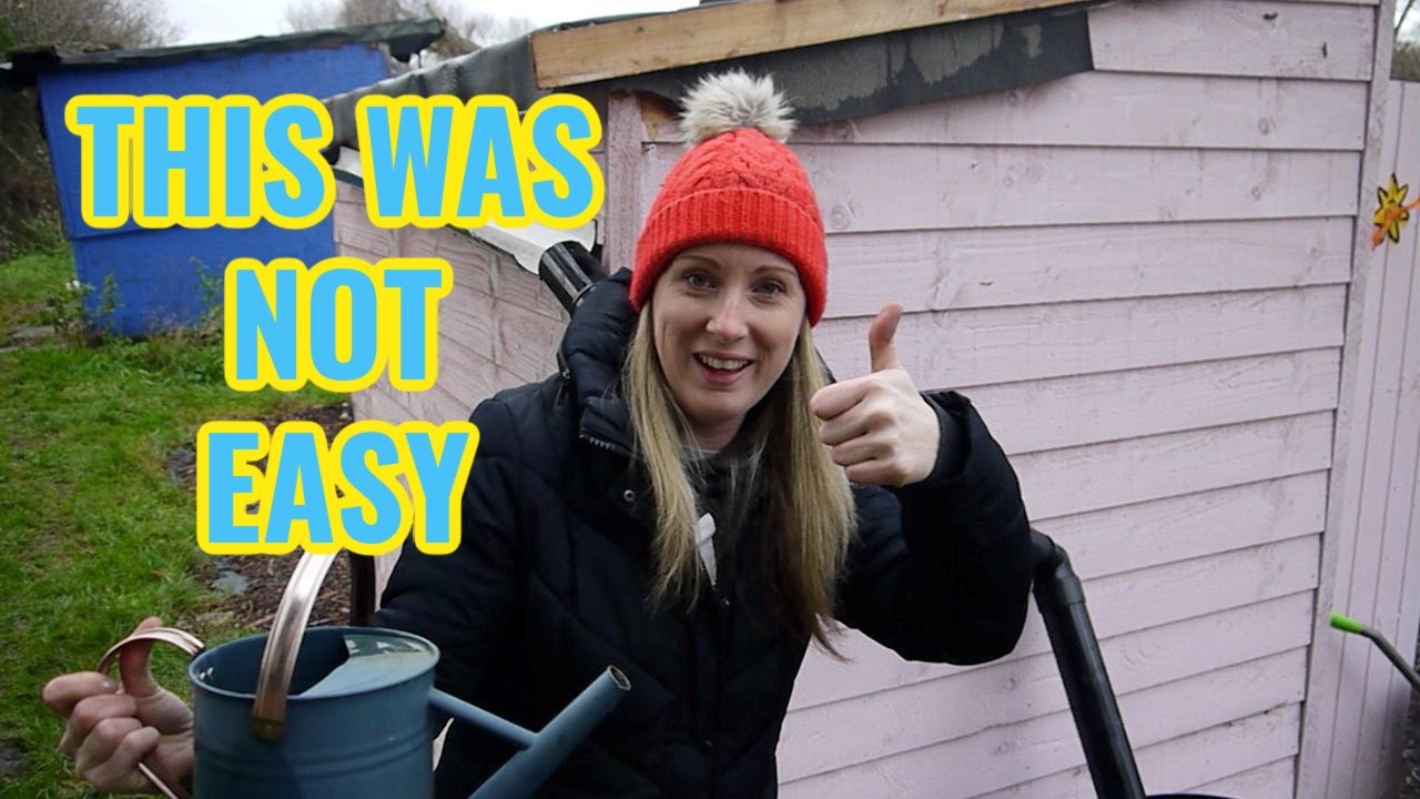 УСТАНОВКА ВОДОСТОЧНЫХ ЖЕЛОБОВ В САРАЙ / ДНЕВНИКИ ЭММЫ ПО ДЕЛАМ О ДАЧНОМ УЧАСТКЕ