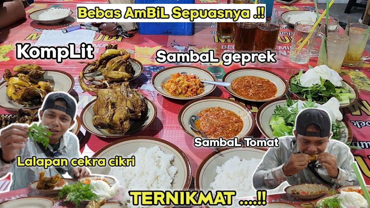 SEPUASANYA ‼️ makan Lamongan  PEDASNYA Ugal-Ugalan