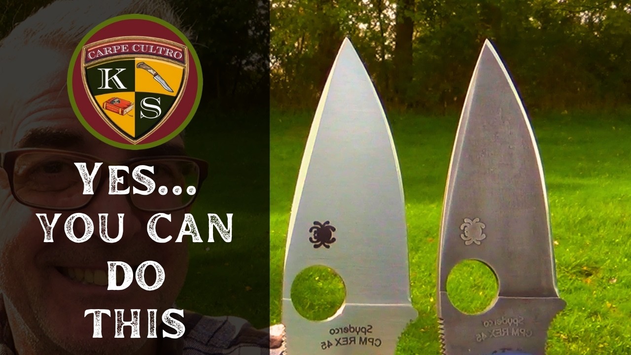 Master the art of patina on carbon steel blades