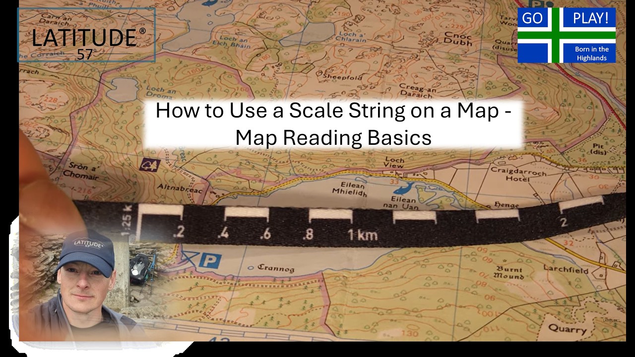 Measure Distance on an OS Map in 3 Minutes (Scale String)