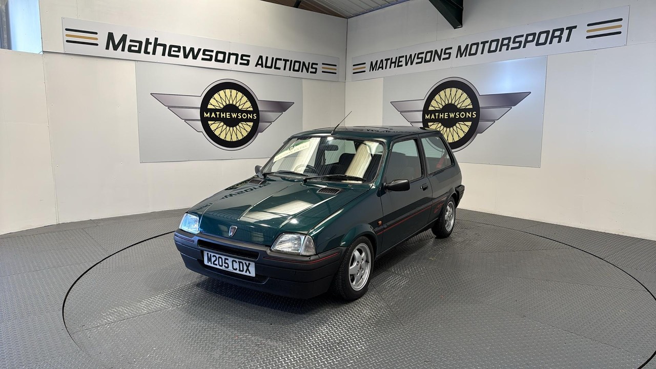 1994 ROVER METRO 1.1 GTA | Mathewsons Classic Cars | Auction: 11, 12, 13 March 2026