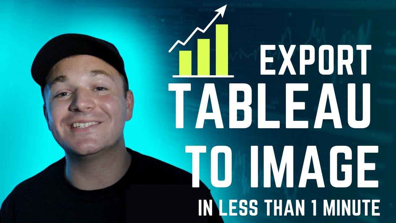 How To Export Tableau Public Dashboard/Worksheet To Image (in less than 1 minute)