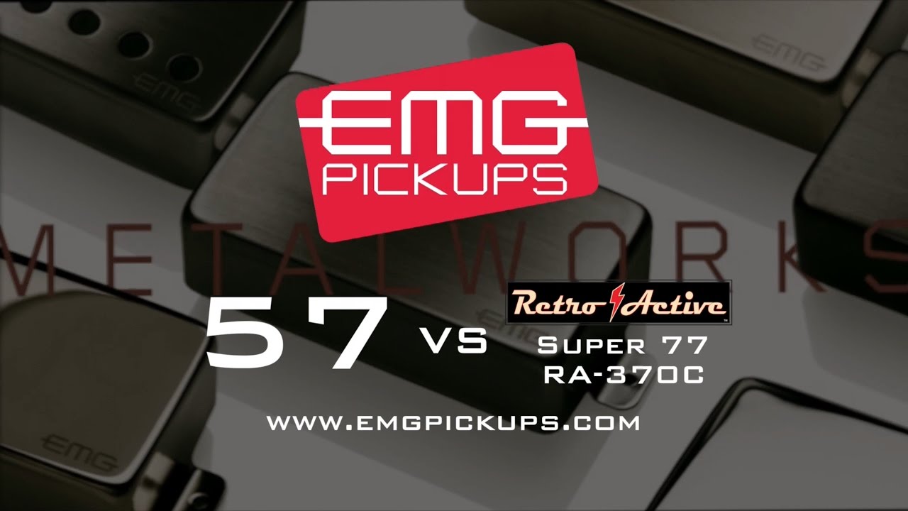 EMG Pickups 57 VS Retro Active Super 77 RA-370C Metal