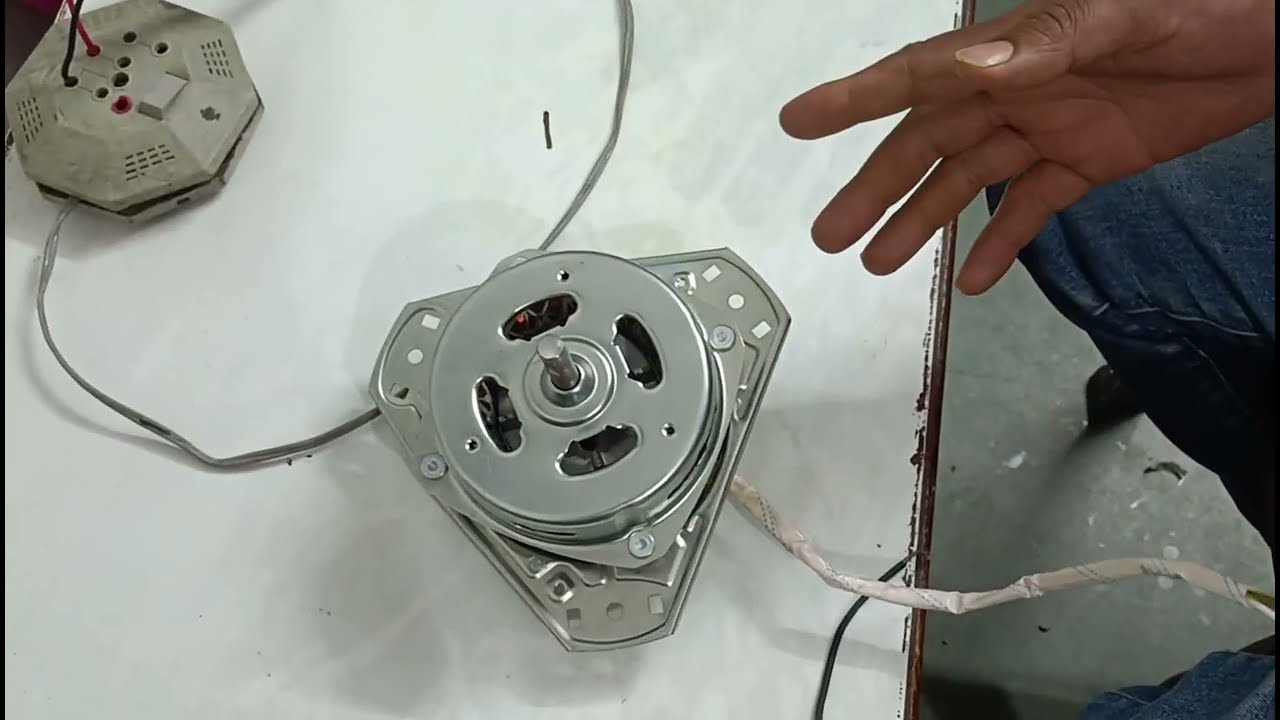washing machine ki spin motor ko direct kese check kare #washing machine spin motor check