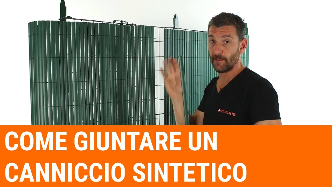 Tutorial: come giuntare in modo corretto e semplice un canniccio sintetico