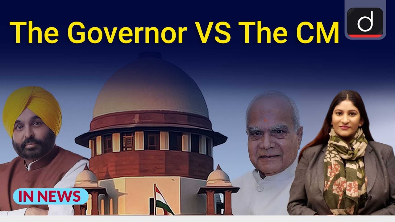 The Governor VS The CM | In News | Drishti IAS English