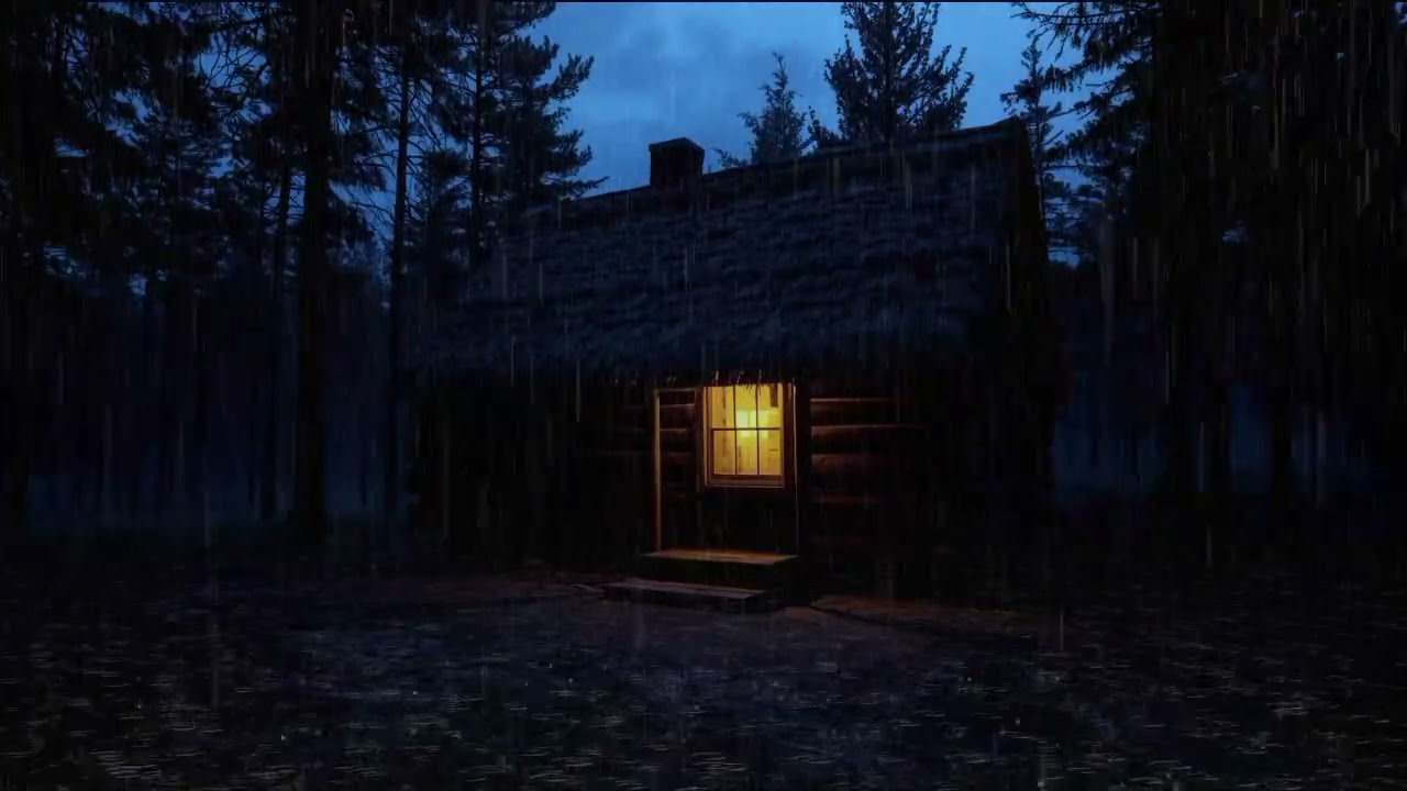 Fall Asleep With The Peaceful Sounds Of Rain And Thunder | Relaxing Storm for a Restful Night ⛈️✨😴