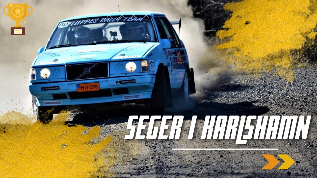 Karlshamn Rallyt 2023! SEGER!! -  FluppesRallyTeam