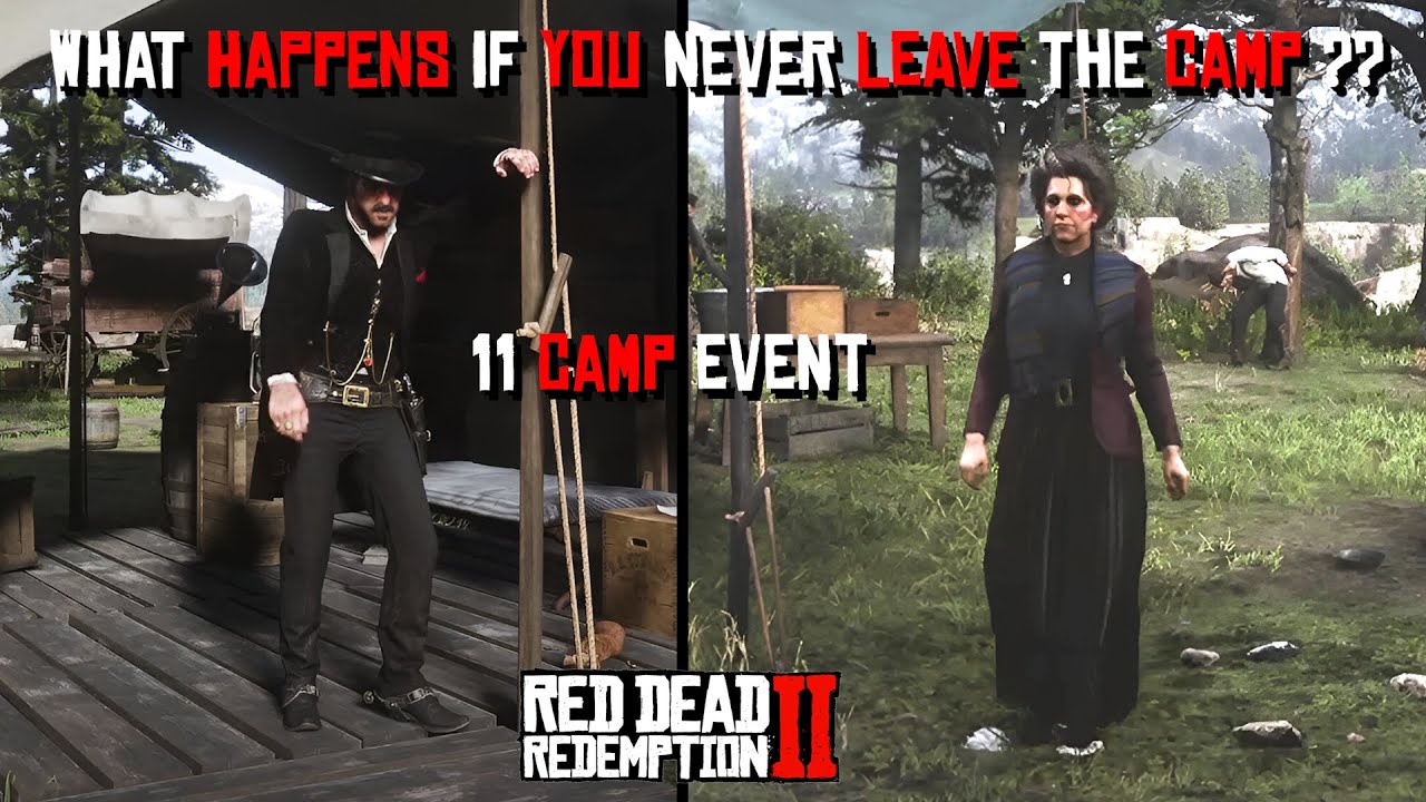 All 11 Camp Events If You Never Leave The Camp In Red Dead Redemption 2 (Extended Version)