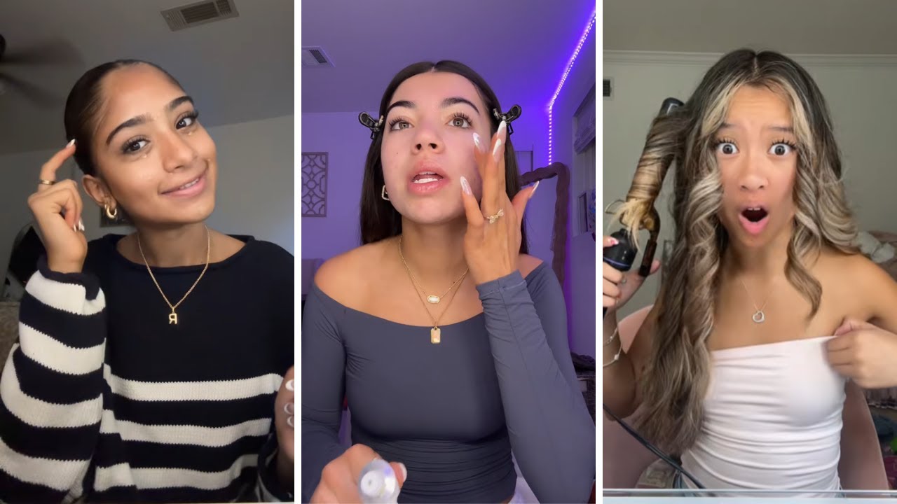GRWM for School | Get Ready With Me TikTok Compilation