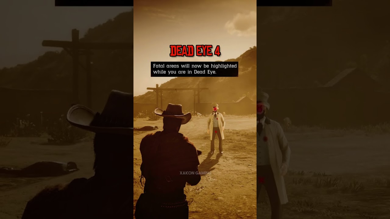 All DEAD EYE Levels in Rdr2 #shorts #reddeadredemtion2