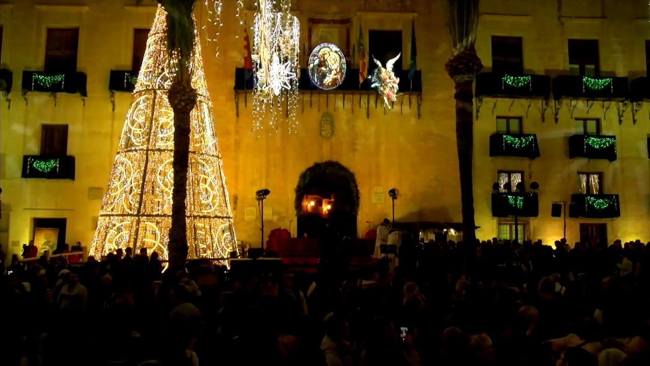 20231205 EN DIRECTO ENCENDIDO DE LAS LUCES DE NAVIDAD DE ELCHE 2023. Plaça de Baix.