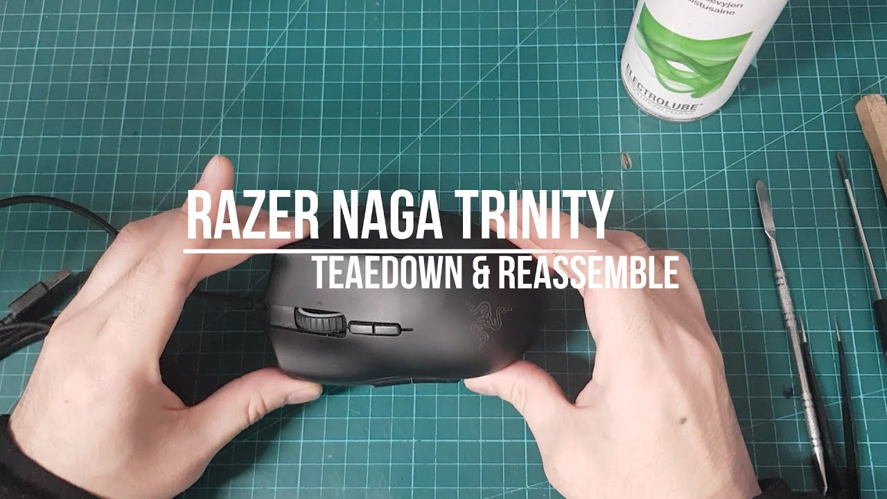 RAZER Naga Trinity FULL Teardown /Disassembly & Reassemble