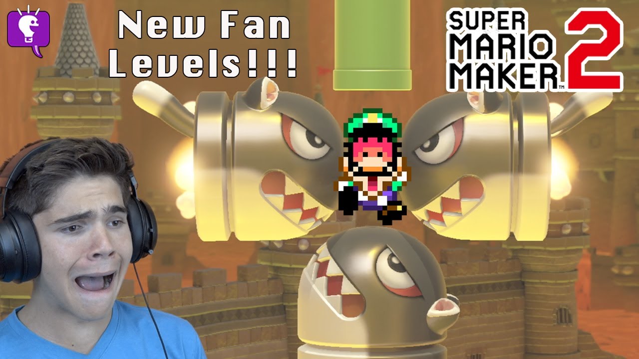 Mario Maker 2 Fan Levers Part 3 on HobbyFamilyTV