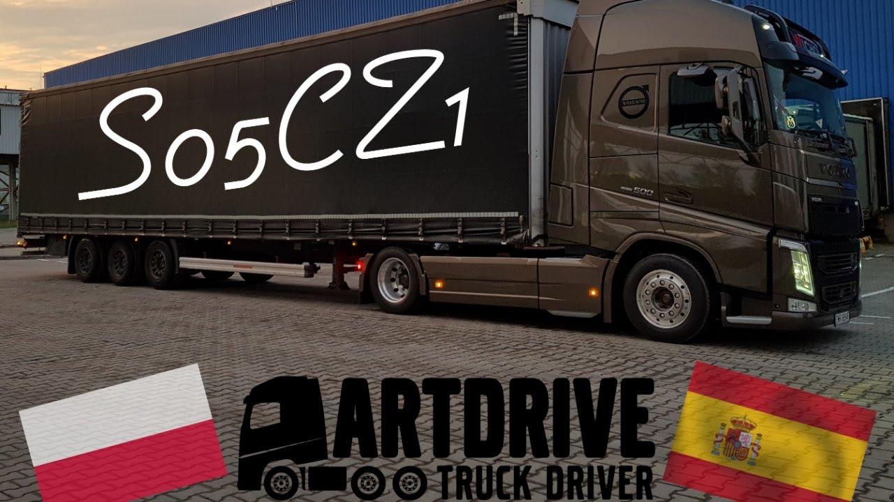 #truckerslifestyle s05 cz.1 || #Artdrive (104) PIERWSZA TRASA NOWYM VOLVO FH, ANDALUZJA, SPOTY