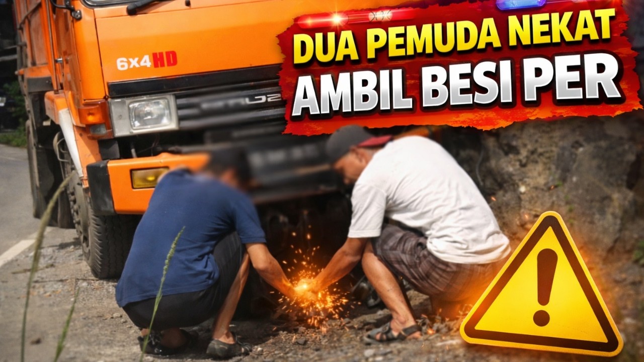 DUA PEMUDA NEKAT AMBIL BESI PER - KETIKA  YOUTUBER SEDANG AMBIL GAMBAR