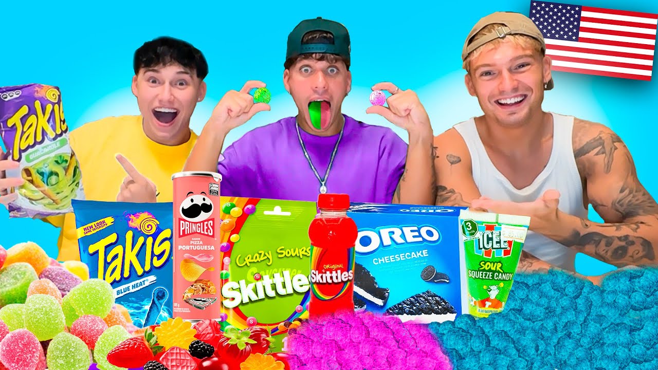 PROBANDO PRODUCTOS RAROS DE ESTADOS UNIDOS CON IAN LUCAS Y TEODM!