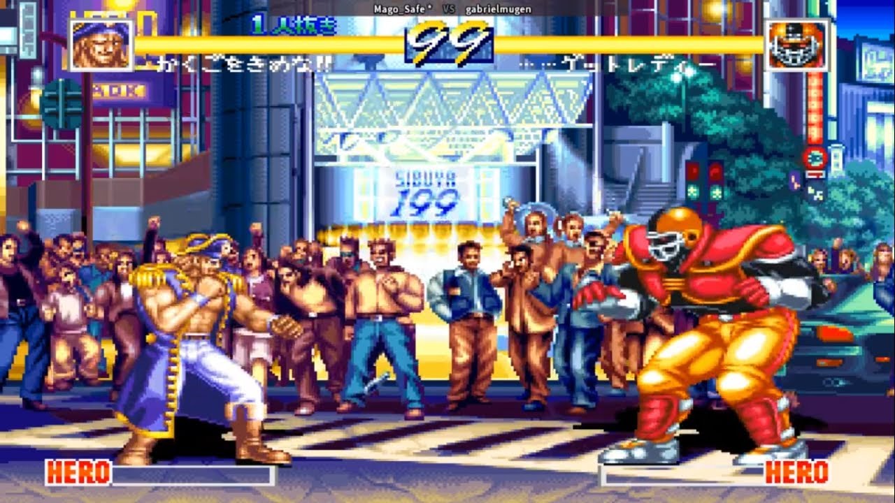 世界英雄完美版 World Heroes Perfect | Fightcade 월드 히어로즈 퍼펙트 Mago_Safe * (br) vs gabrielmugen (br)