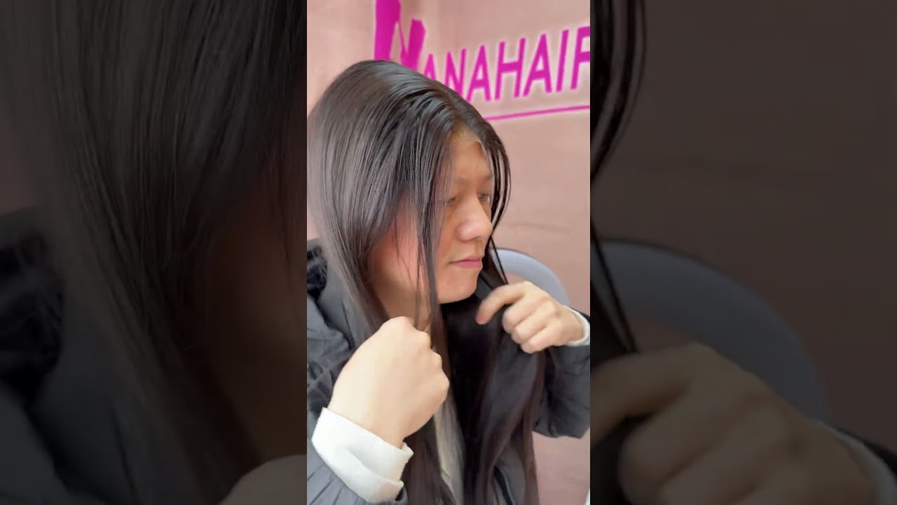 No glue lace wig raw hair 