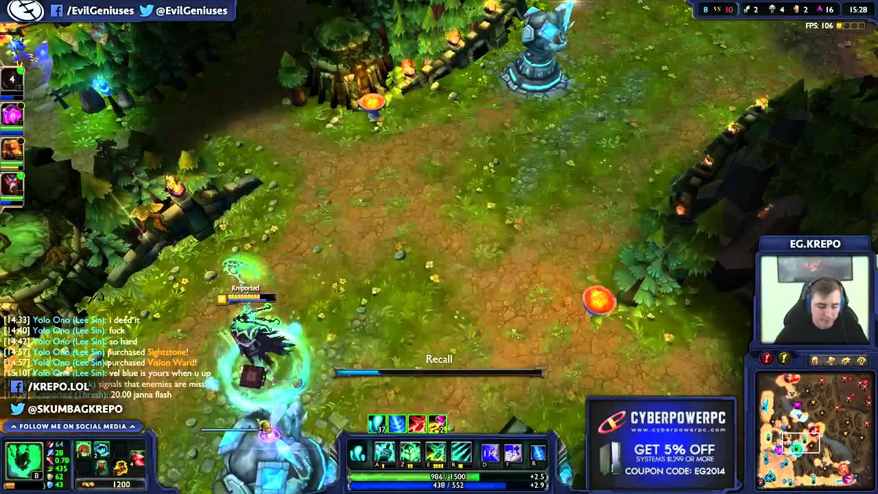 Krepo   Thresh vs Janna   Support   September 2014   Season 4 4 15 mp4