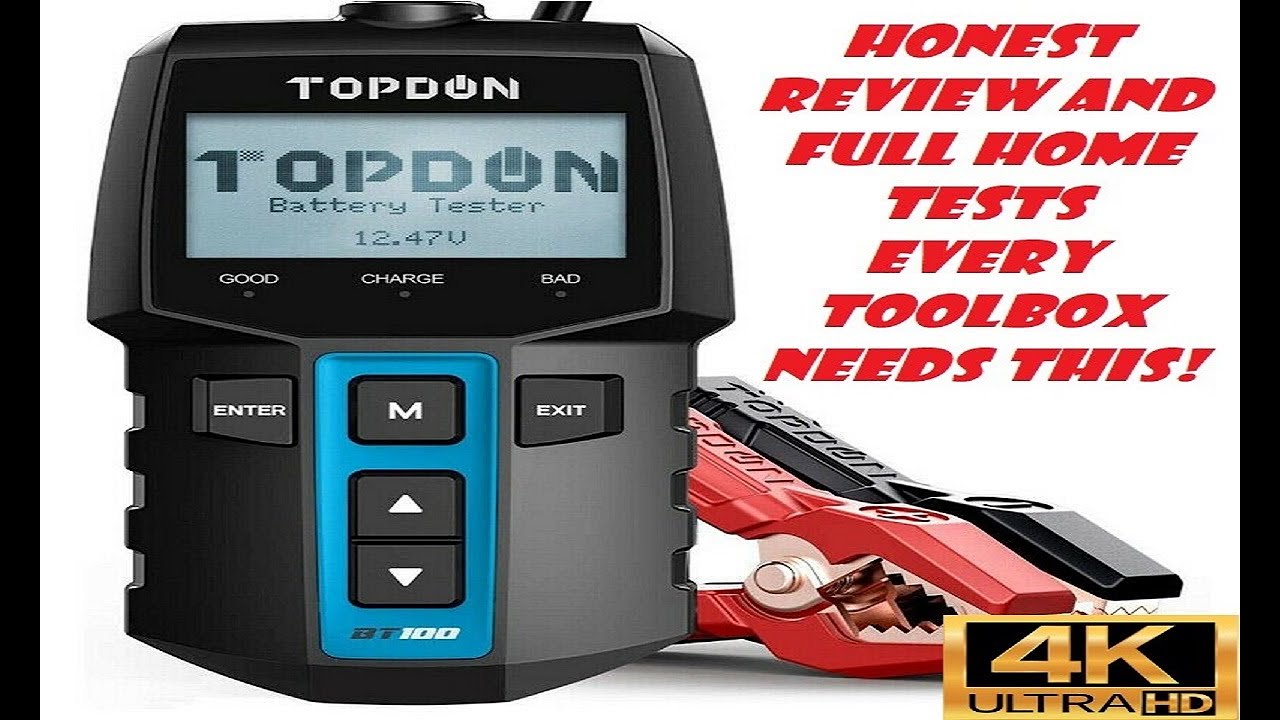 The Topdon Bt100 Is The Best Car Battery Tester You Can Buy In 2023 - Review And Thoughts And Test