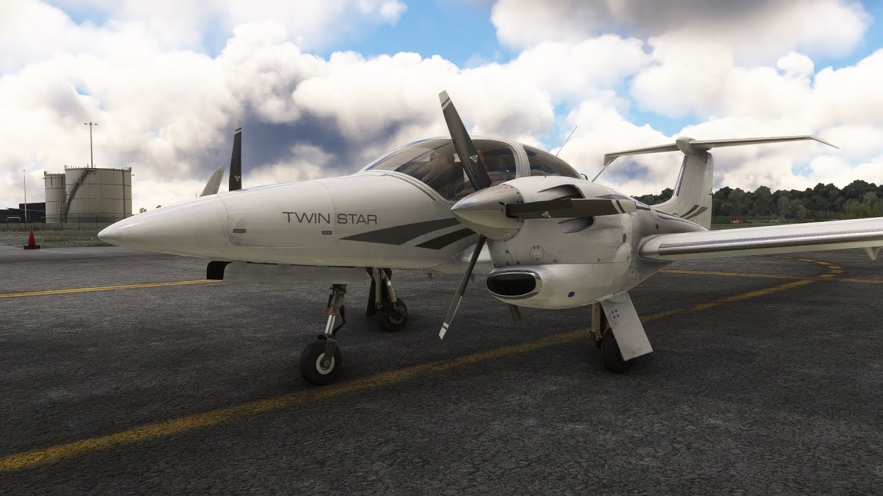 First (pre-release) look at the COWS Diamond DA-42 TDS from Orbx in Microsoft Flight Simulator