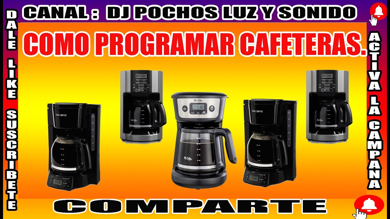 COMO PROGRAMAR CAFETERAS