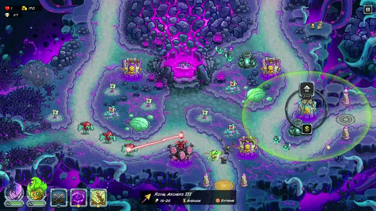 Kingdom Rush 5 Alliance  lvl 14  Corruption valley  Impossible Iron !!!