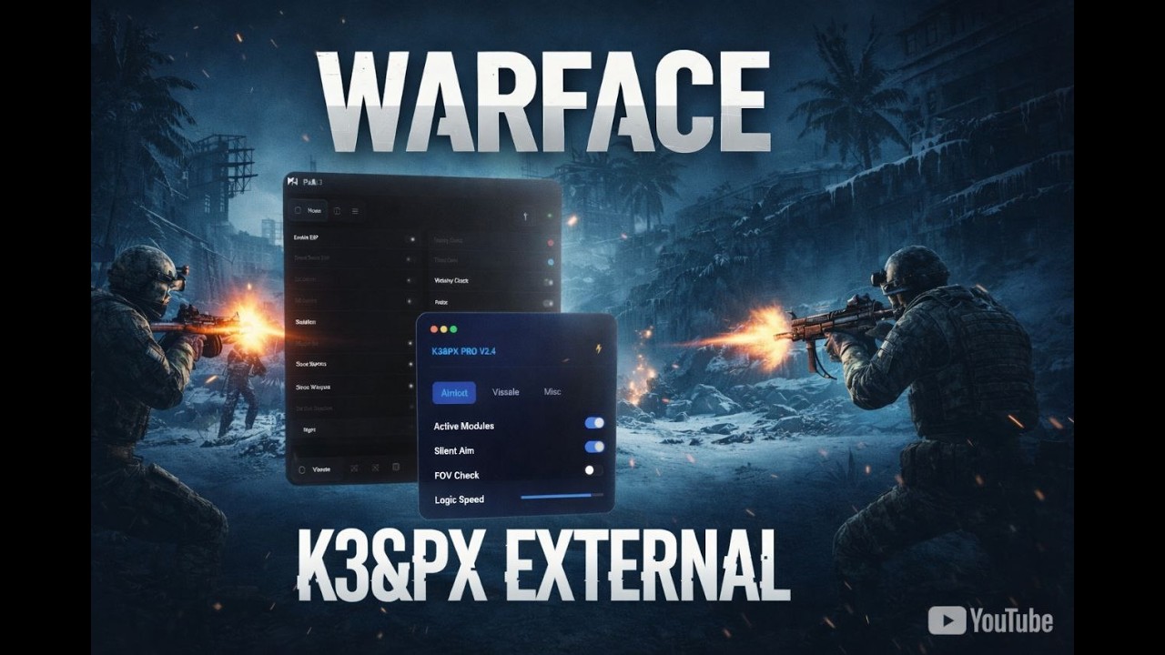 Новый бесплатный чит на WARFACE k3&Px external | UNDETECTED чит WARFACE