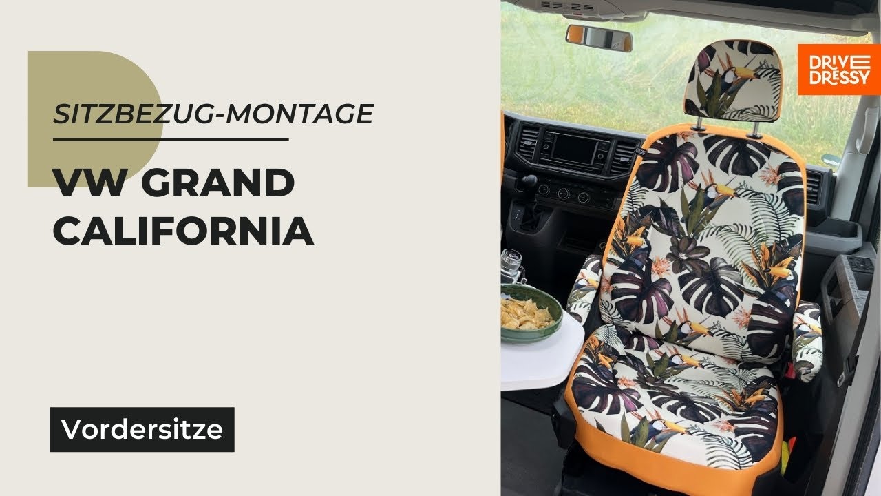 DriveDressy Sitzbezüge - VW Grand California Vordersitz