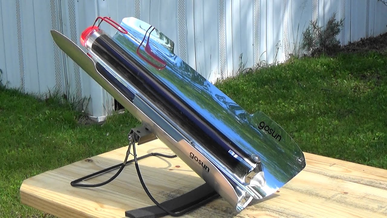 Using The Gosun Solar Oven to Heat Water For My Freeze Dried Food Ep94