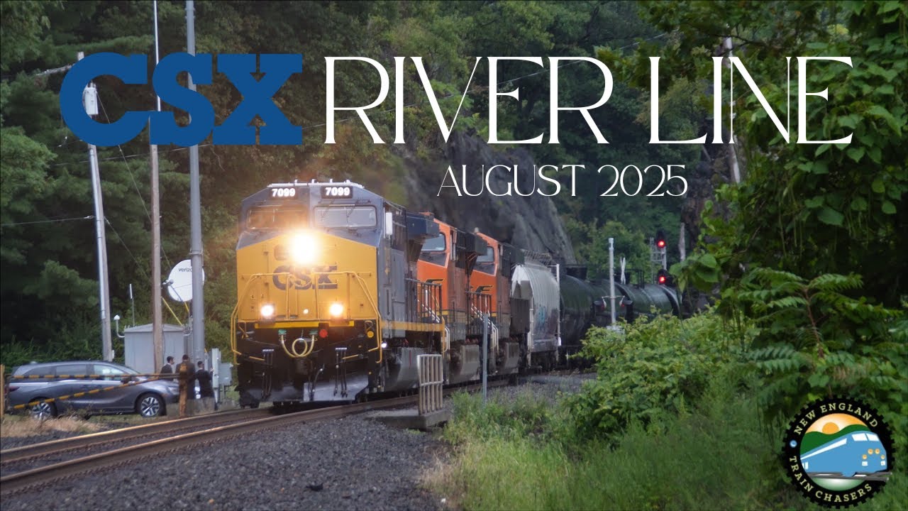 Railfanning the CSX River Line August 2025 /w BNSF & Loram