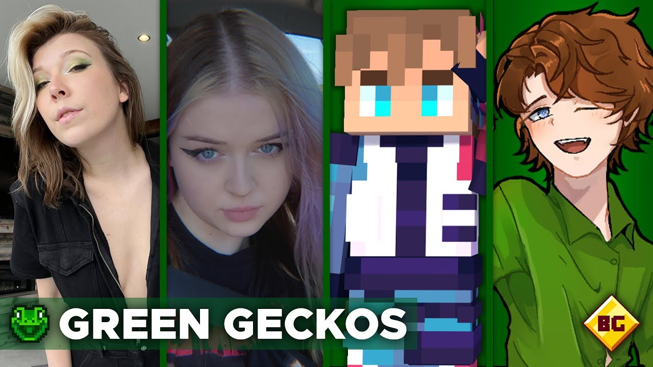 MCC: Builders' Guild - Green Geckos Team Intro - ElainaExe, Feinberg, Roscumber, Tubbo