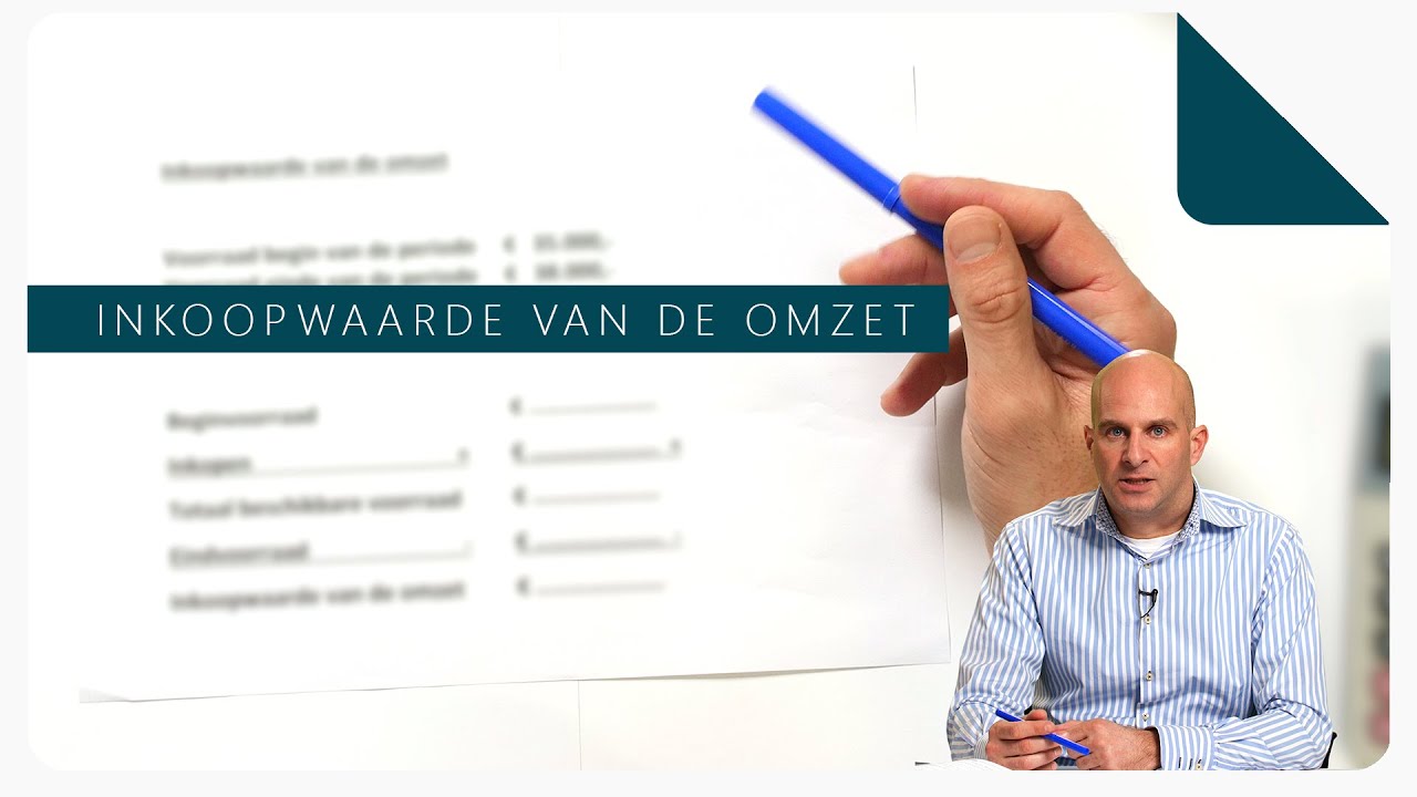 Berekenen van de inkoopwaarde van de omzet