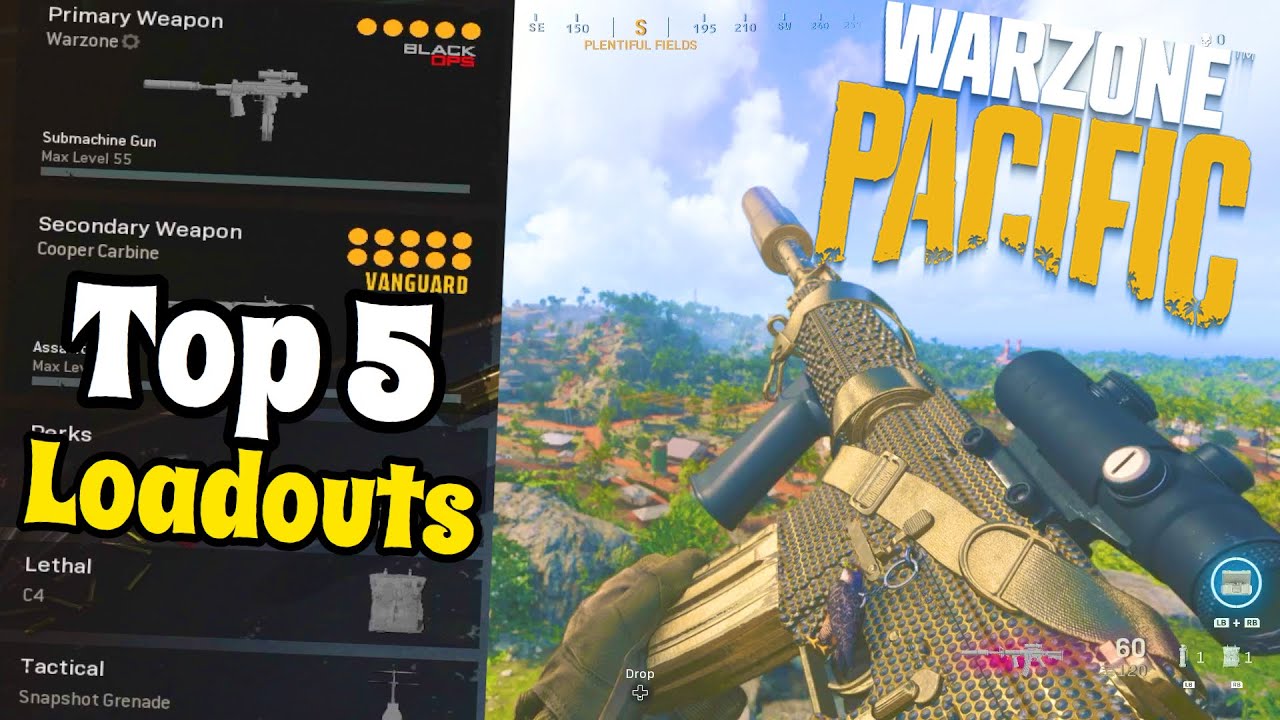 TOP 5 Loadouts in WARZONE Pacific | Warzone Tips & Tricks