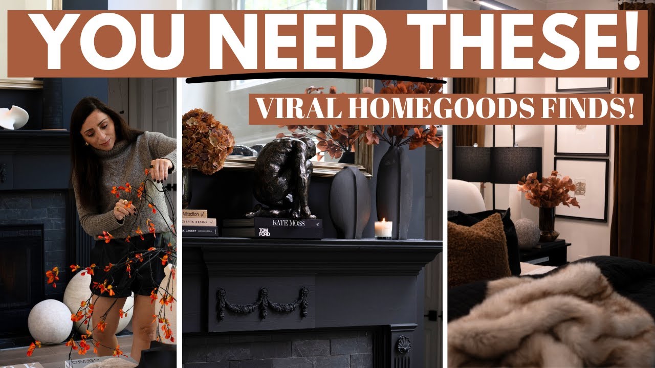 VIRAL HOMEGOODS Finds!!  I found them!! Designer Dupes from Homegoods! + INSANE FALL DECOR is IN!