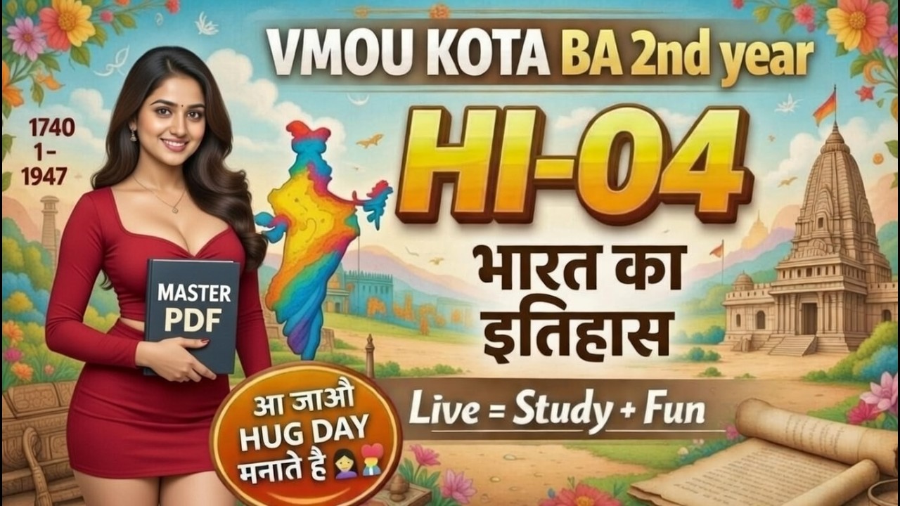 HI-01 VMOU Kota Model  MASTER CLASS 2026 | model paper important question