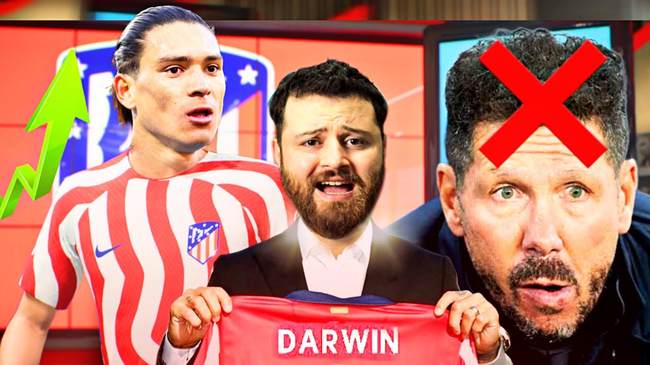 تحدي بناء أتلتيكو مدريد من فريق دفاعي لهجومي وجنون سيميوني ..😂 !!