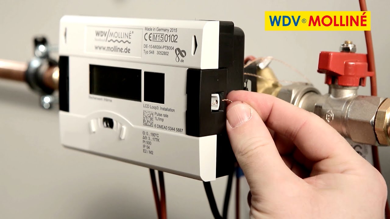 Molliné Montageanleitung Ultramess E Ultraschall-Wärmezähler