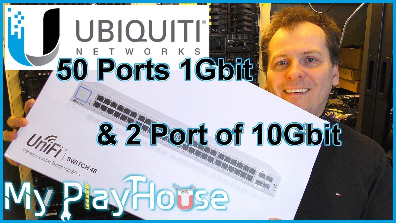 Ubiquiti UniFi 48 Port Switch Unboxing & RACK Mounting - 664