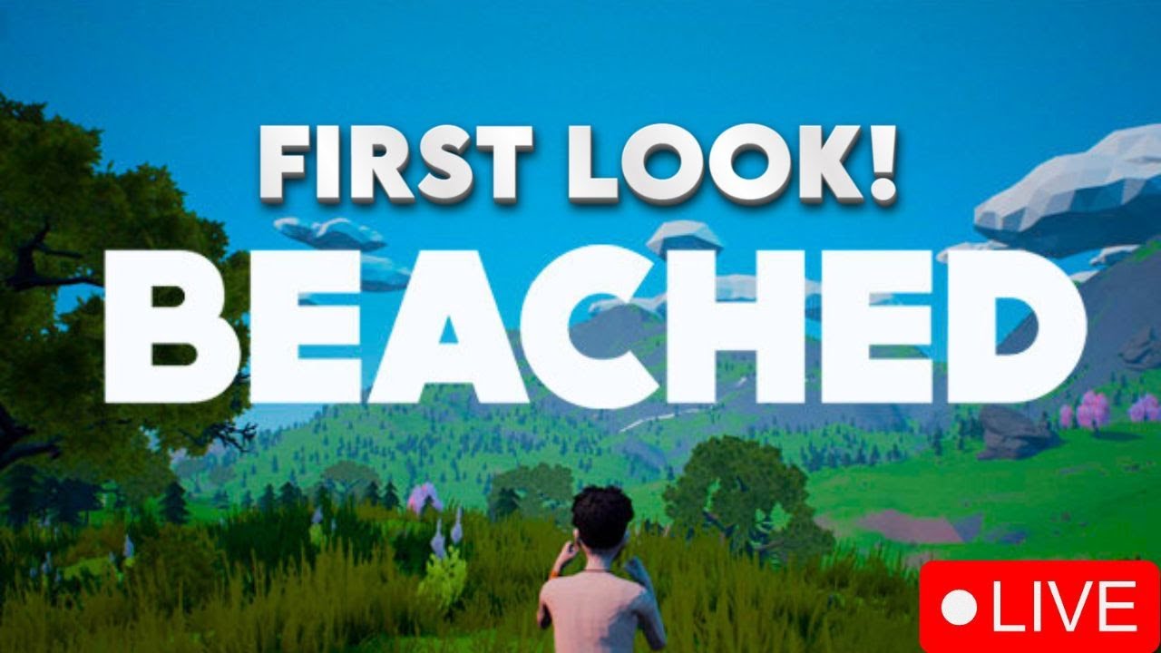 🔴 BEACHED Live Gameplay - Open World Survival Shooter - First Look!