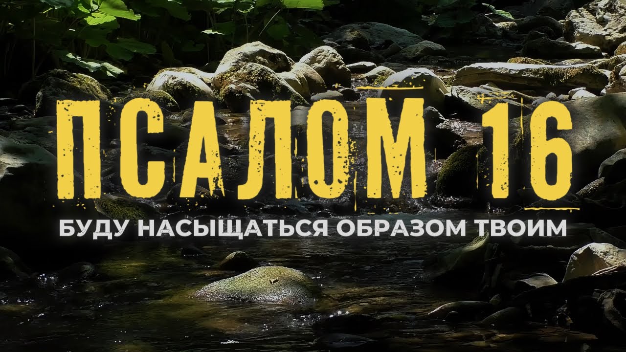 ПСАЛОМ 16 | БУДУ НАСЫЩАТЬСЯ ОБРАЗОМ ТВОИМ | Музыка и молитва Живым Словом