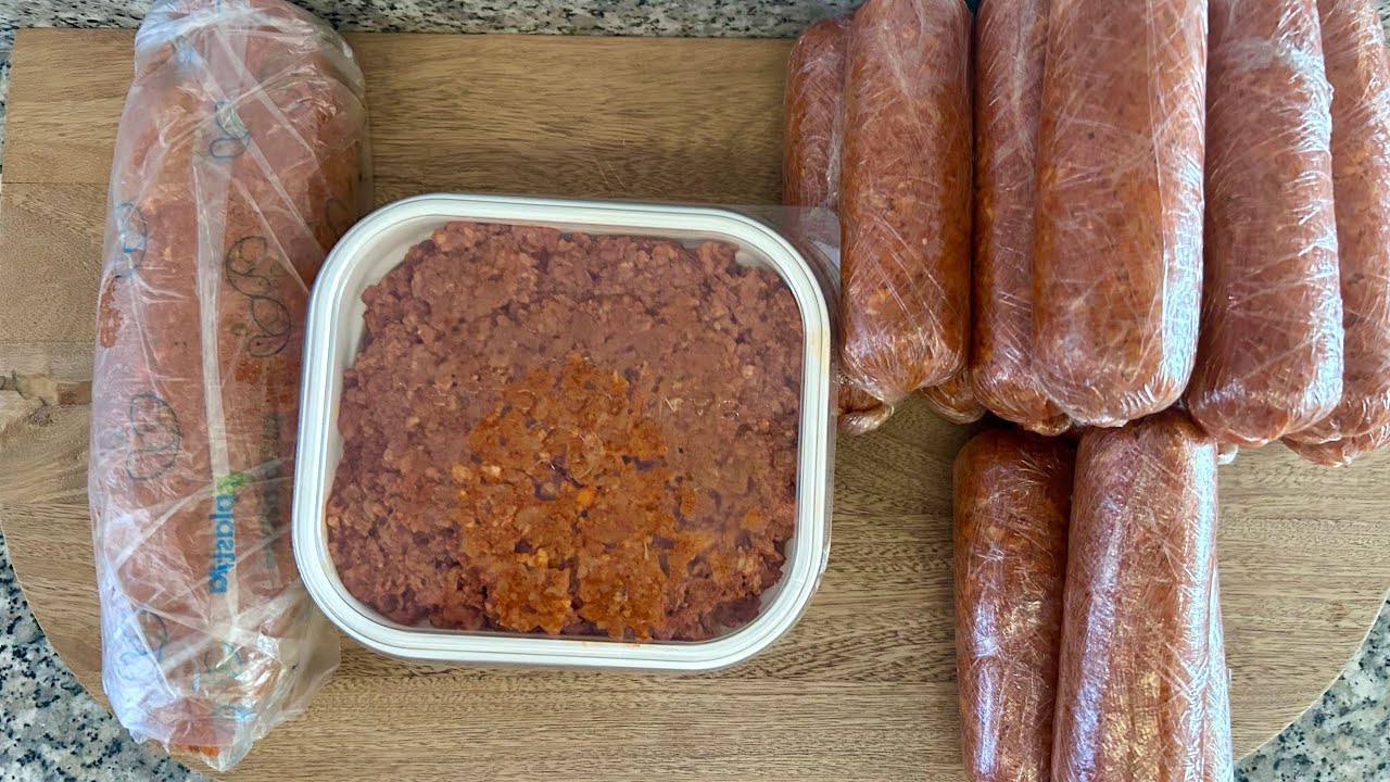 CHORIZO CASERO CON CHILE MORITA