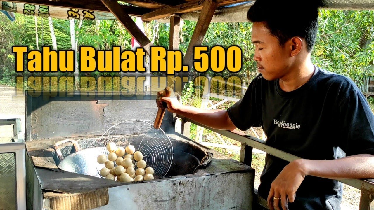 Jajanan Tahu Bulat Di Goreng  Dadakan - Suara Back Sound Bikin Ngiler - Sotong Goreng Bandung Viral