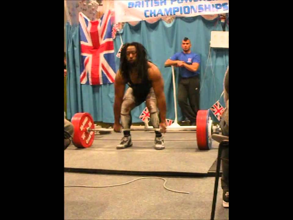 BDFPA Powerlifting Championships 280kgs Deadlift - Steve Stanislaus