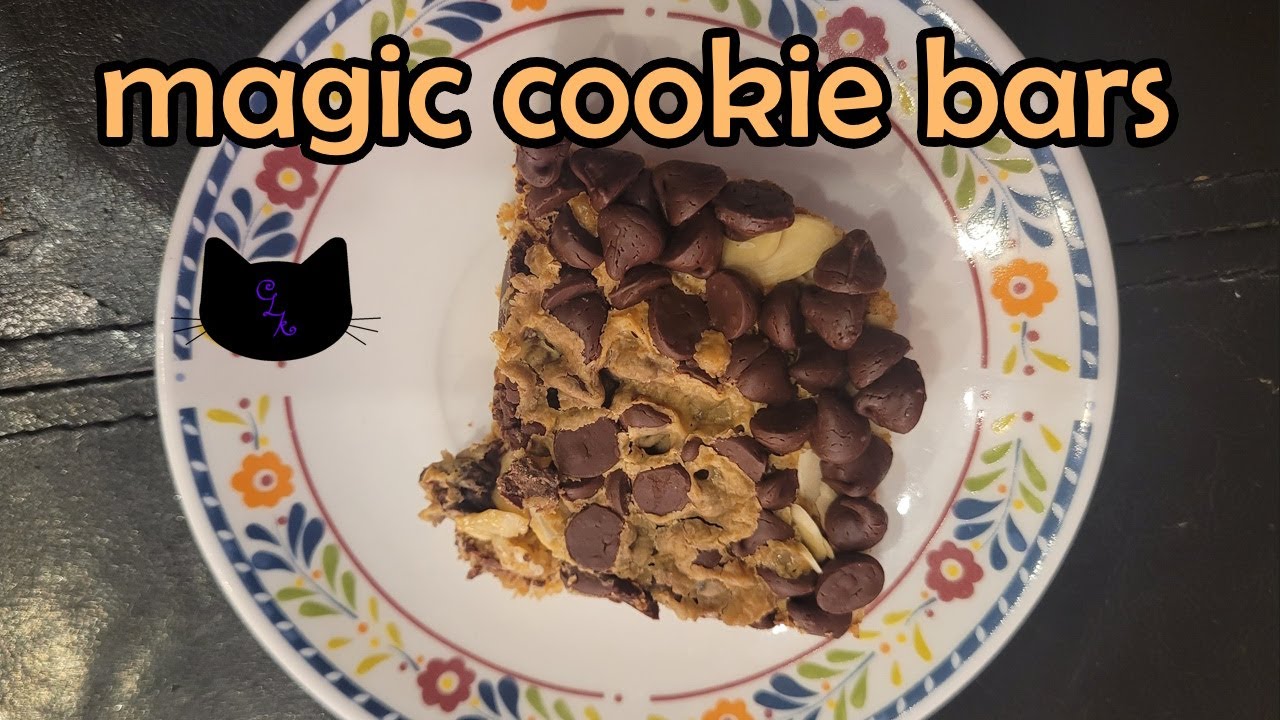making magic cookie bars